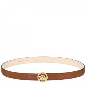 Longchamp Box-Trot Ladies' belt - Leather Cognac | 1630-BFJMP