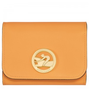 Longchamp Box-Trot Wallet - Leather Kayısı Rengi | 9685-NLMYI