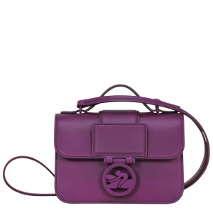 Longchamp Box-Trot XS Crossbody bag - Leather Violet | 3516-QKXLZ