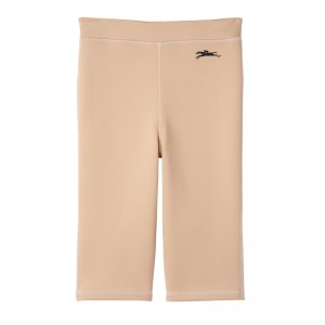 Longchamp Cycling short pants - Jersey Nude | 8763-WZVIE