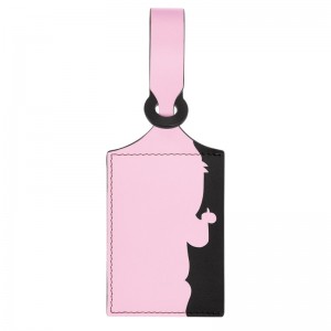 Longchamp LGP Travel Luggage tag - Leather Pembe | 4657-KZXTS