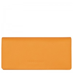 Longchamp Le Foulonné Continental wallet - Leather Kayısı Rengi | 6894-CQWYG