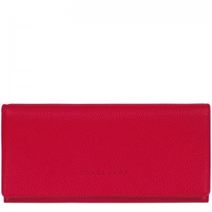 Longchamp Le Foulonné Continental wallet - Leather Love | 1326-LYKFI