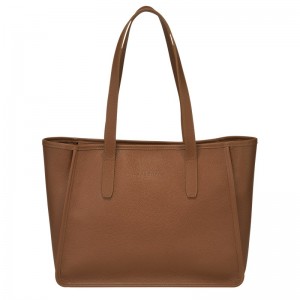 Longchamp Le Foulonné L Tote bag - Leather Caramel | 4780-ZEHYA