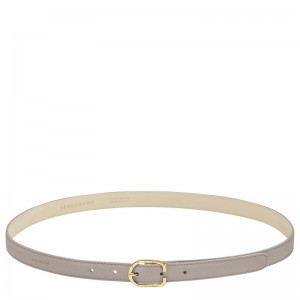 Longchamp Le Foulonné Ladies' belt - Leather Turtledove | 5986-YKBGQ