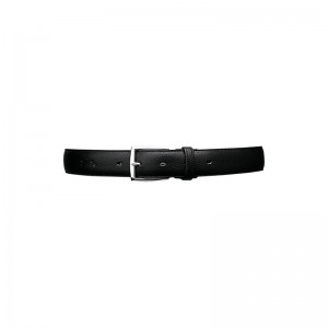 Longchamp Le Foulonné Men's belt - Leather Siyah | 5890-PVYAH