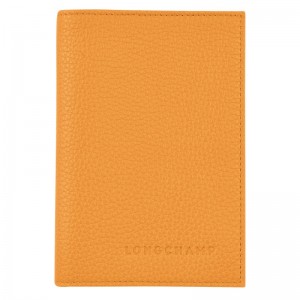 Longchamp Le Foulonné Passport cover - Leather Kayısı Rengi | 8937-GVTJX