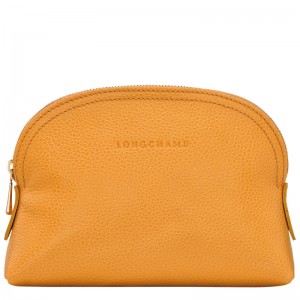 Longchamp Le Foulonné Pouch - Leather Kayısı Rengi | 6981-VPEMW