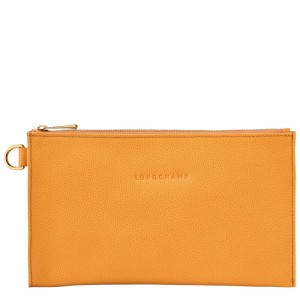 Longchamp Le Foulonné Pouch - Leather Kayısı Rengi | 9620-PVDNJ