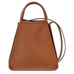 Longchamp Le Foulonné S Handbag - Leather Caramel | 5164-FYPWU