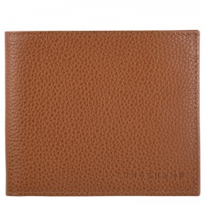 Longchamp Le Foulonné Wallet - Leather Caramel | 6485-GOQSE