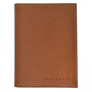 Longchamp Le Foulonné Wallet - Leather Caramel | 7350-HSGUE