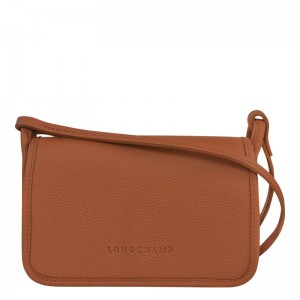 Longchamp Le Foulonné XS Clutch - Leather Caramel | 2869-MQARX