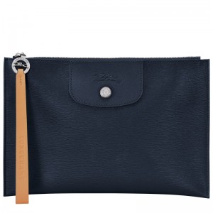 Longchamp Le Pliage City Pouch - Canvas Lacivert | 6807-MHUDS