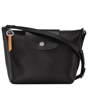 Longchamp Le Pliage City XS Crossbody bag - Canvas Siyah | 4386-PWJEO