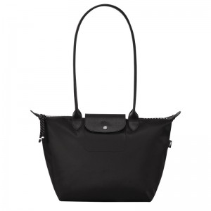 Longchamp Le Pliage Energy L Tote bag - Recycled canvas Siyah | 3740-BJETX