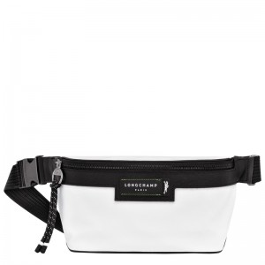 Longchamp Le Pliage Energy M Belt bag - Recycled canvas Beyaz | 5091-ZSIAP