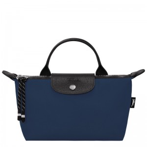 Longchamp Le Pliage Energy Pouch - Recycled canvas Lacivert | 7540-FKLUY