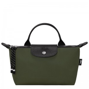 Longchamp Le Pliage Energy Pouch - Recycled canvas Haki | 8910-XQAOS