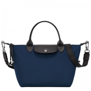 Longchamp Le Pliage Energy S Handbag - Recycled canvas Lacivert | 0789-GNZVP