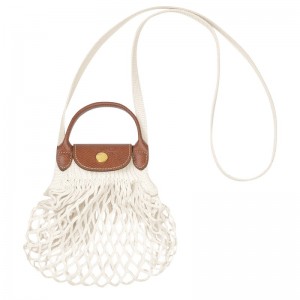 Longchamp Le Pliage Filet XS Mesh bag - Canvas Ecru | 7184-ISLKD