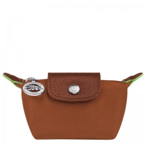 Longchamp Le Pliage Green Coin purse - Recycled canvas Cognac | 4281-LWUVY