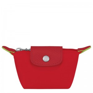 Longchamp Le Pliage Green Coin purse - Recycled canvas Tomato | 0185-TMLSO