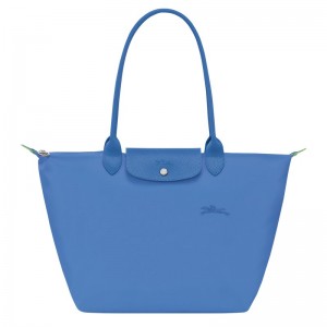 Longchamp Le Pliage Green L Tote bag - Recycled canvas Cornflower | 2087-JXTPC