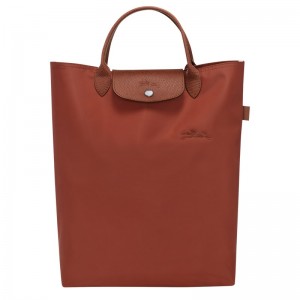 Longchamp Le Pliage Green M Tote bag - Canvas Chestnut | 2087-GWYNK