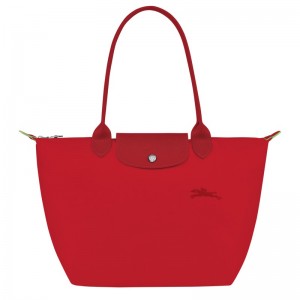 Longchamp Le Pliage Green M Tote bag - Recycled canvas Tomato | 3516-PCWET