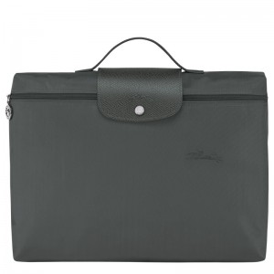 Longchamp Le Pliage Green S Briefcase - Recycled canvas Graphite | 1359-DLHCM