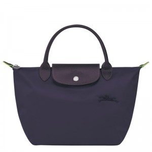 Longchamp Le Pliage Green S Handbag - Recycled canvas Bilberry | 4251-QPVHL