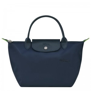 Longchamp Le Pliage Green S Handbag - Recycled canvas Lacivert | 8134-MTAFK