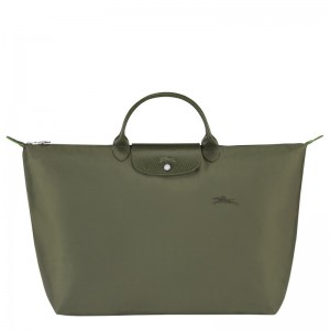 Longchamp Le Pliage Green S Travel bag - Recycled canvas Forest | 2385-UDEGV