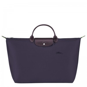 Longchamp Le Pliage Green S Travel bag - Recycled canvas Bilberry | 2108-QCDBL