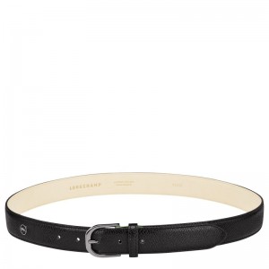 Longchamp Le Pliage Ladies' Belt - Leather Siyah | 7680-WRDAX