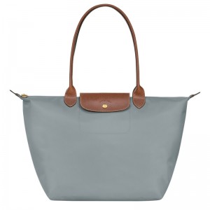 Longchamp Le Pliage Original L Tote bag - Recycled canvas Steel | 5960-KXECI