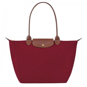 Longchamp Le Pliage Original L Tote bag - Recycled canvas Kırmızı | 9437-DLHAI