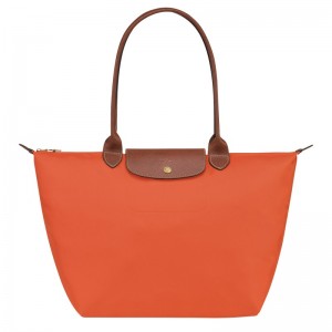 Longchamp Le Pliage Original L Tote bag - Recycled canvas Turuncu | 1729-BYKSL