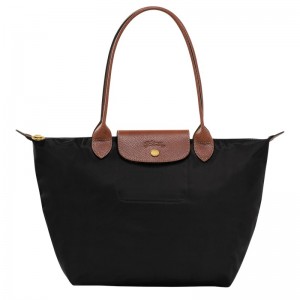 Longchamp Le Pliage Original M Tote bag - Recycled canvas Siyah | 8271-WRIKC