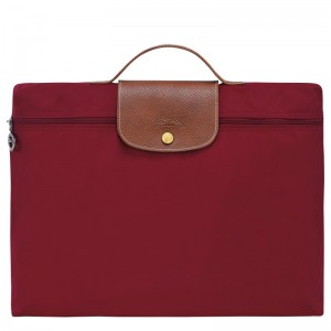 Longchamp Le Pliage Original S Briefcase - Recycled canvas Kırmızı | 3569-SFBVN