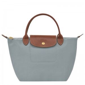 Longchamp Le Pliage Original S Handbag - Recycled canvas Steel | 3246-BKXYF