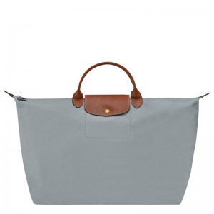 Longchamp Le Pliage Original S Travel bag - Recycled canvas Steel | 2659-FDZPJ