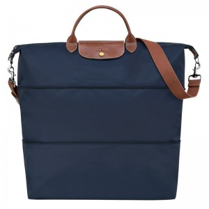 Longchamp Le Pliage Original Travel bag expandable - Recycled canvas Lacivert | 4697-GHLFM