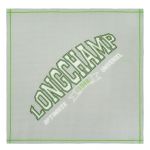 Longchamp Le Pliage University Scarf - Wool Gri | 2439-JDWNL