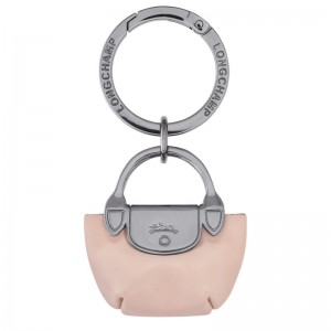 Longchamp Le Pliage Xtra Key ring - Leather Nude | 8360-MGHBJ