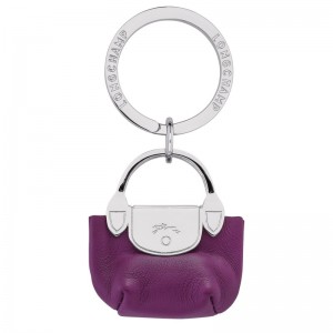 Longchamp Le Pliage Xtra Key rings - Leather Violet | 8903-ZCJHM