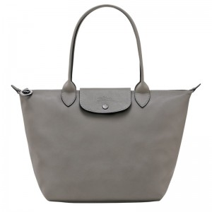 Longchamp Le Pliage Xtra M Tote bag - Leather Turtledove | 1290-JQNHV