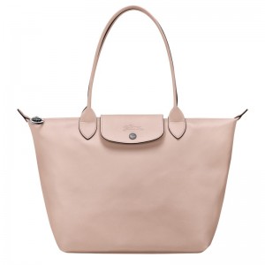 Longchamp Le Pliage Xtra M Tote bag - Leather Nude | 9752-FMDSQ