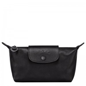 Longchamp Le Pliage Xtra Pouch - Leather Siyah | 8037-QEIWA